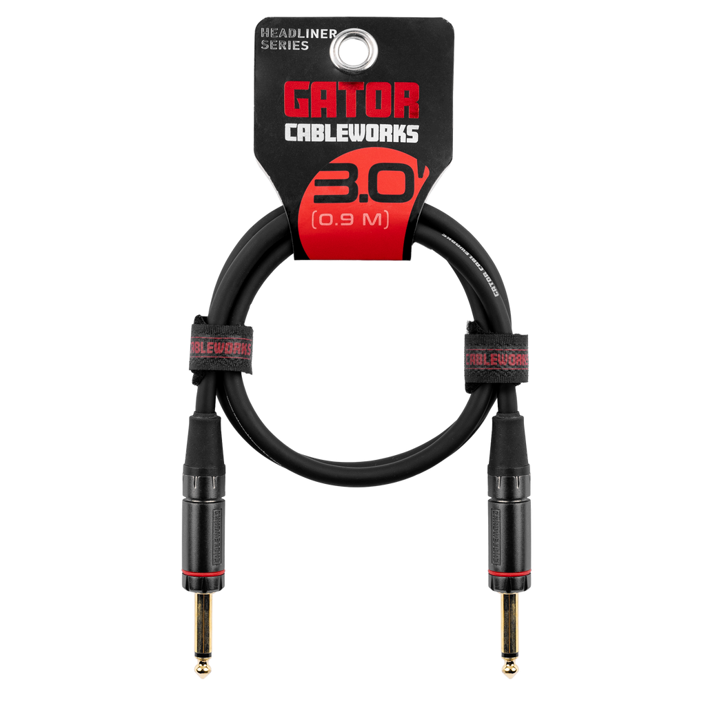 3 Foot Strt to Strt Instrument Cable - Headliner