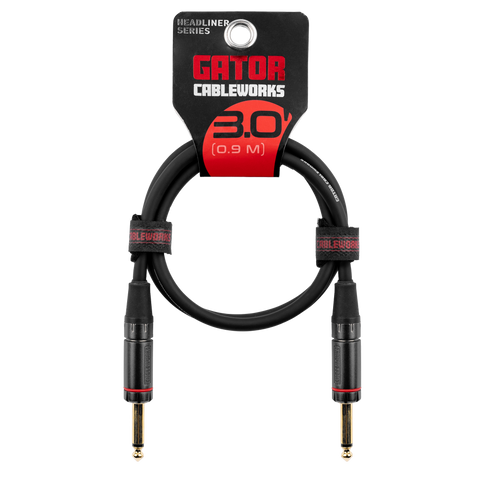 3 Foot Strt to Strt Instrument Cable - Headliner