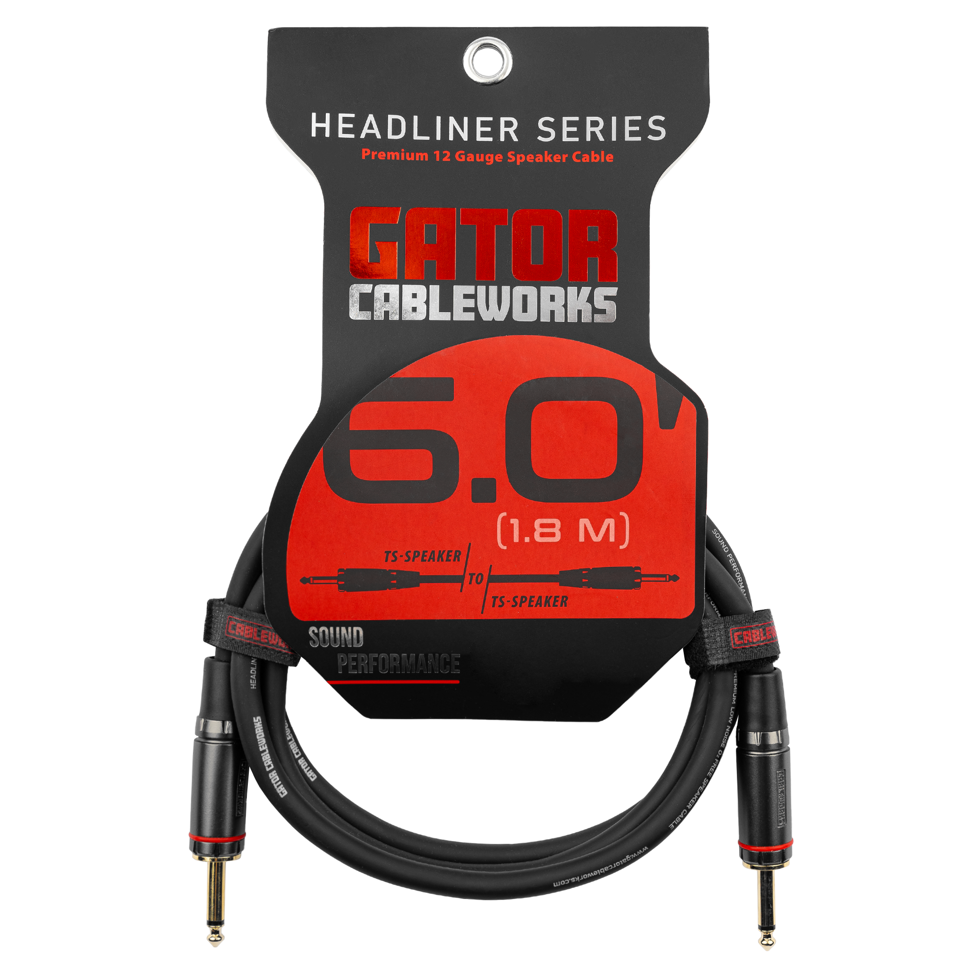 6 Foot TS Speaker Cable - Headliner