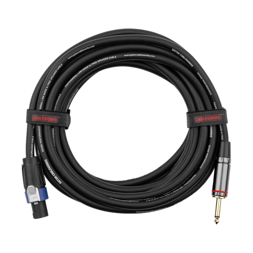 15 Foot TS to Twist Lock Connector Speaker Cable
