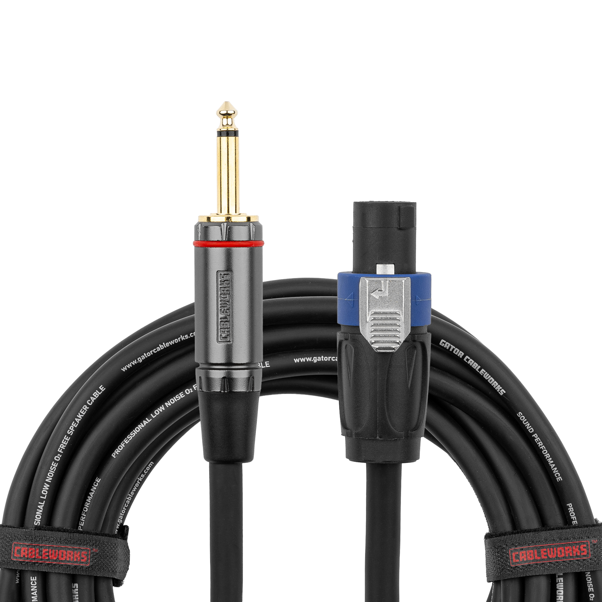 15 Foot TS to Twist Lock Connector Speaker Cable