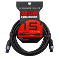 15 Foot Twist Lock Connector Speaker Cable