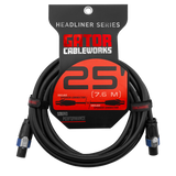 25 Foot Twist Lock Connector Speaker Cable