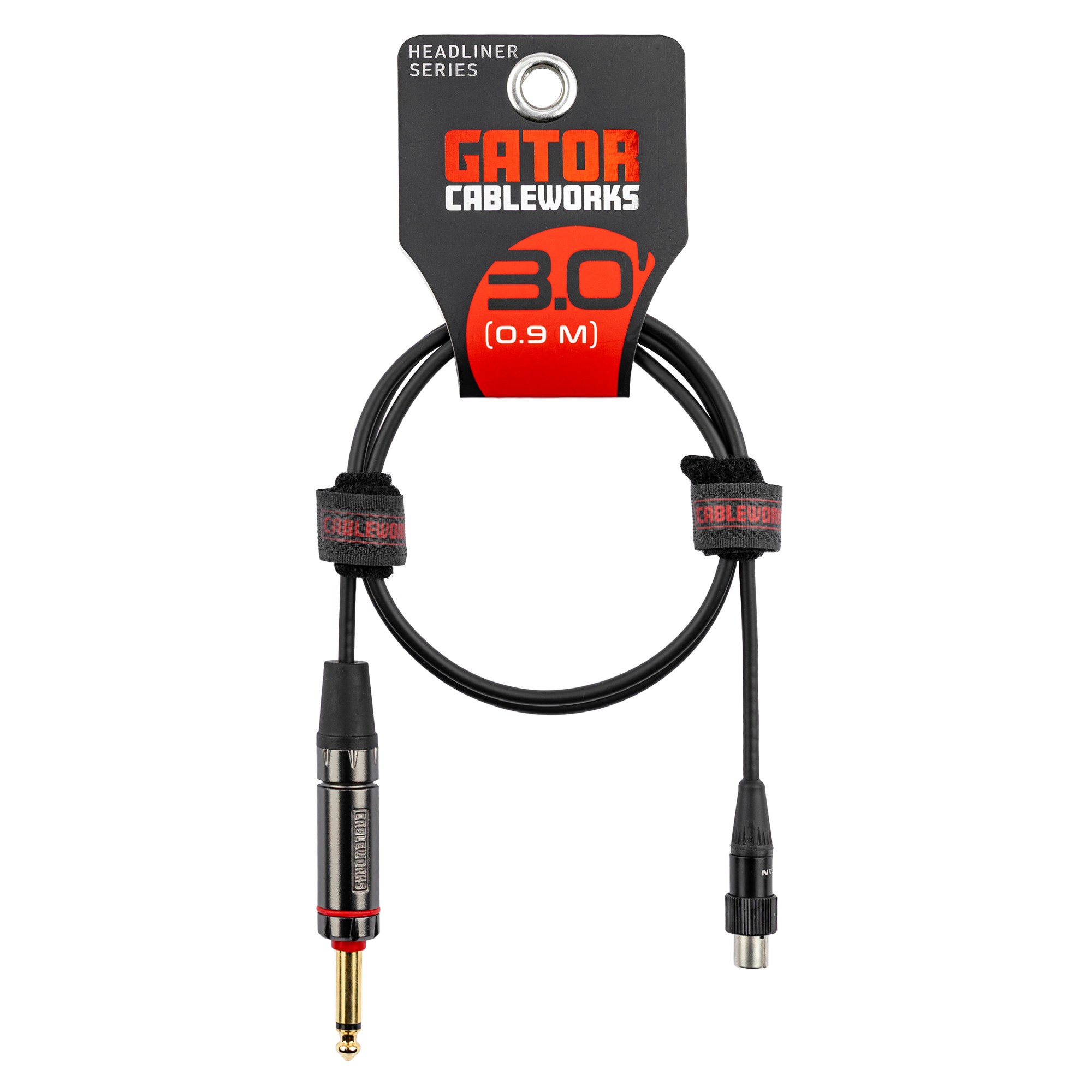 Headliner Straight Wireless Instrument Cable - 3 foot