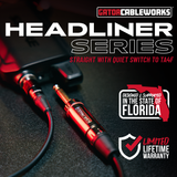 Headliner Straight Wireless Instrument Cable - 3 foot