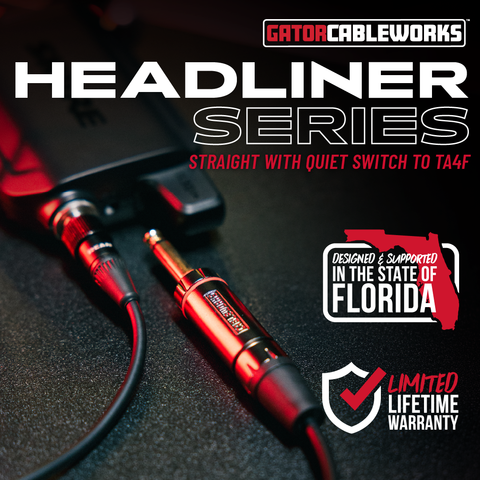 Headliner Straight Wireless Instrument Cable - 3 foot