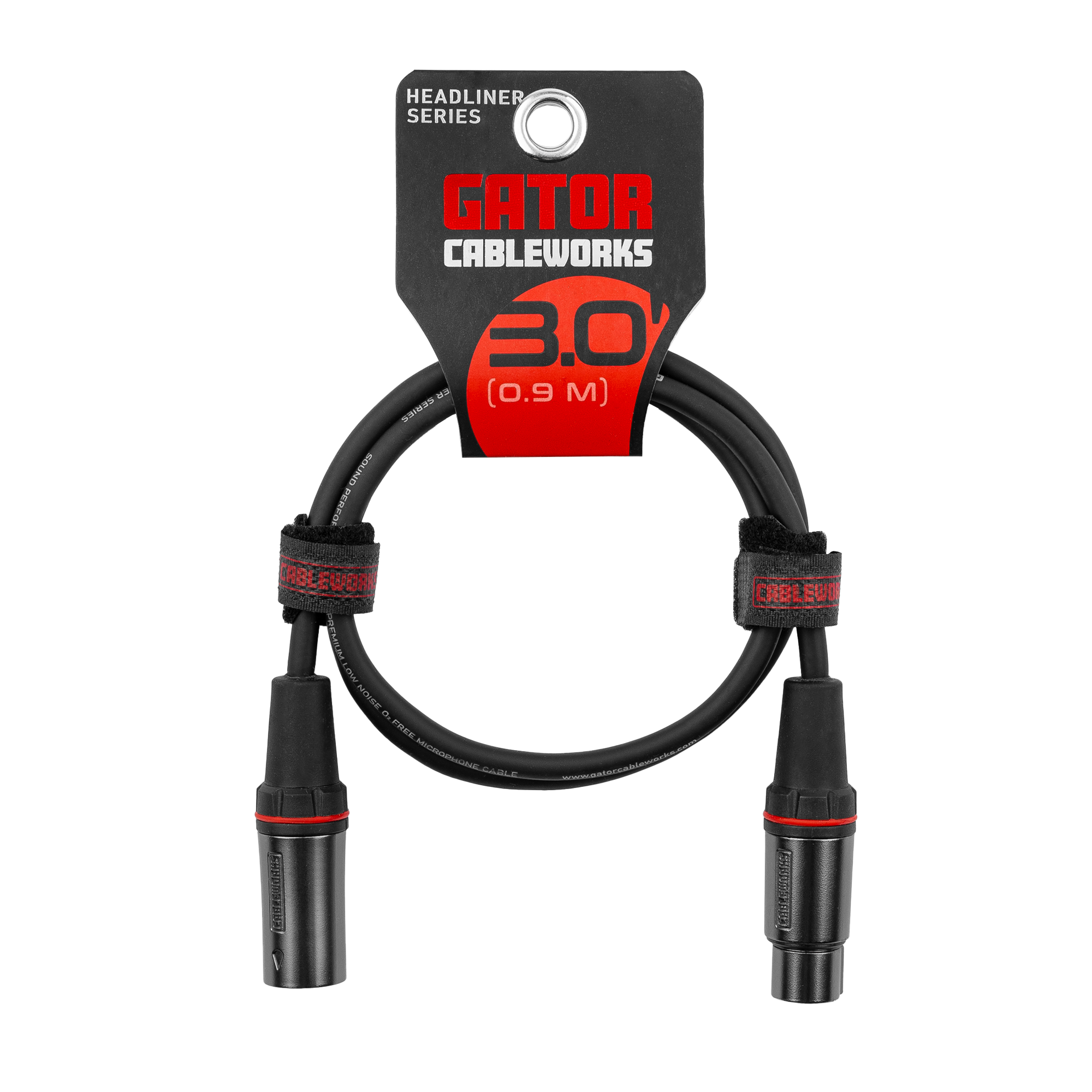 3 Foot XLR Microphone Cable - Headliner