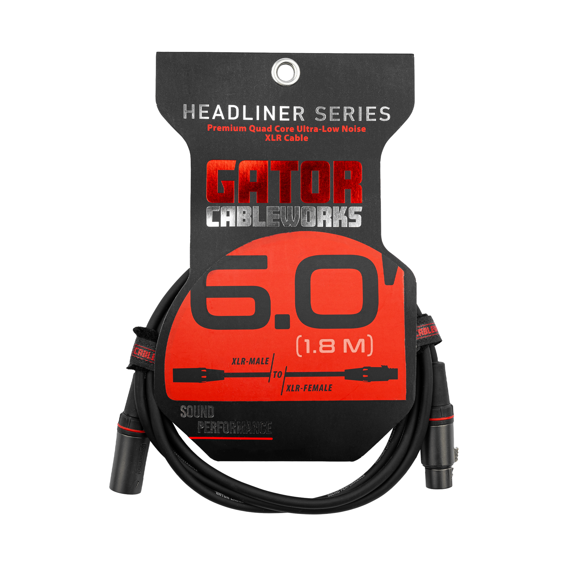 6 Foot XLR Microphone Cable - Headliner