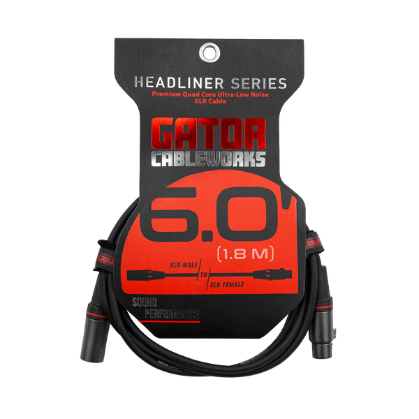 6 Foot XLR Microphone Cable - Headliner