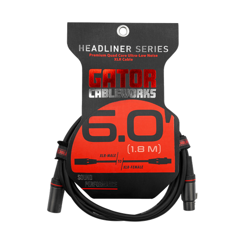 6 Foot XLR Microphone Cable - Headliner