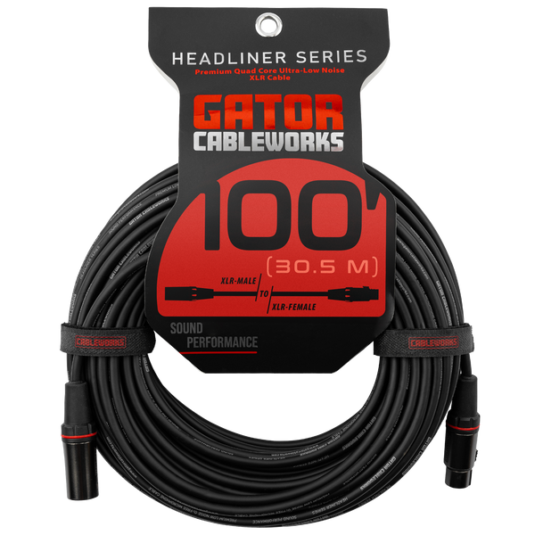 100 Foot XLR Microphone Cable - Headliner