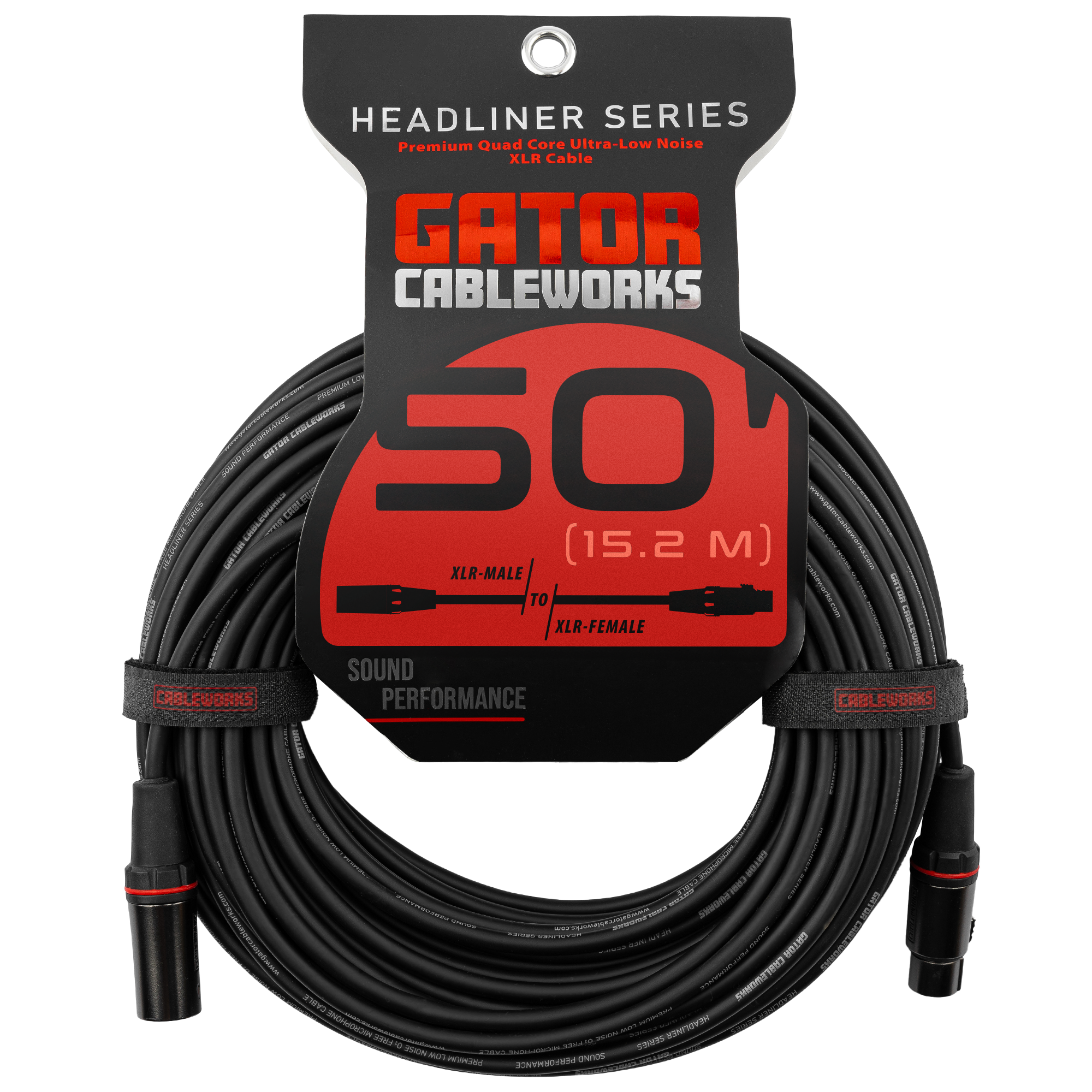 50 Foot XLR Microphone Cable - Headliner