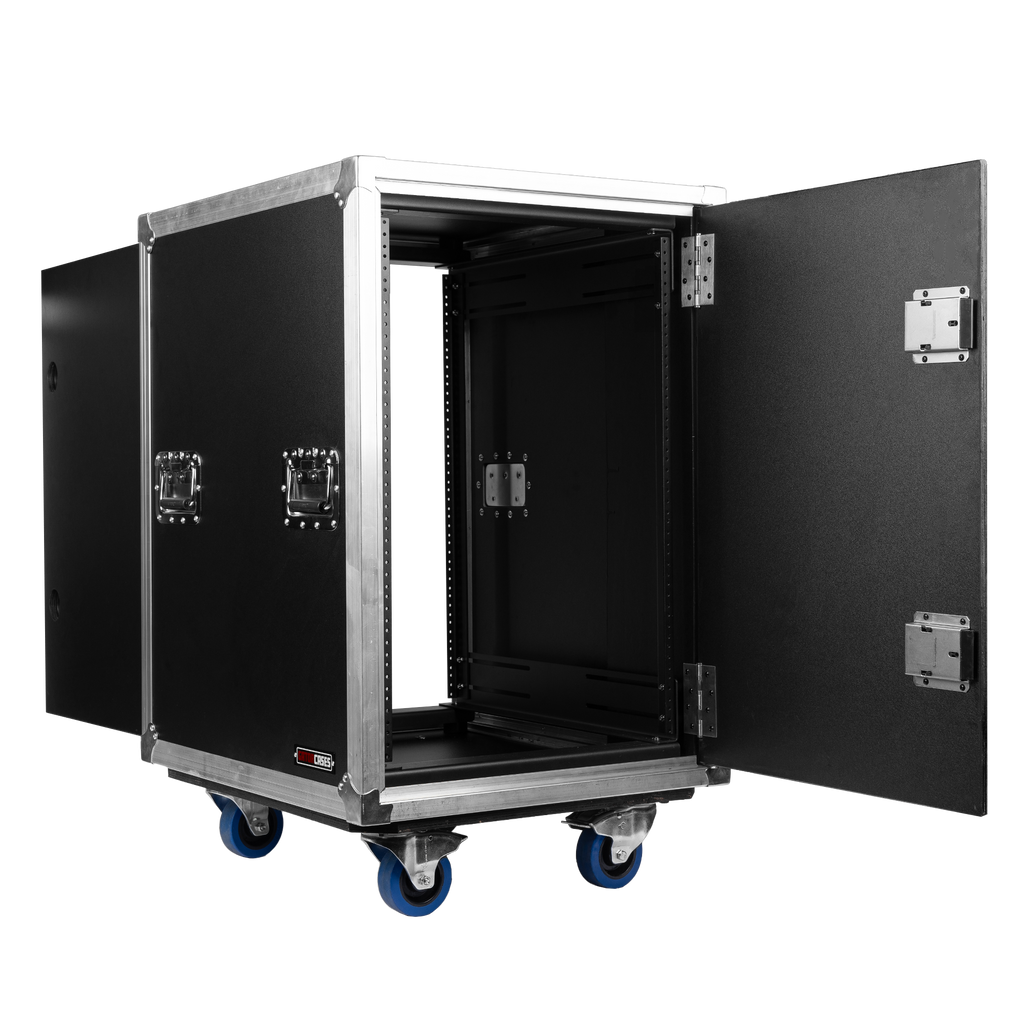 Gator EXPO Series 16U Slam Rack with Sliding Lids
