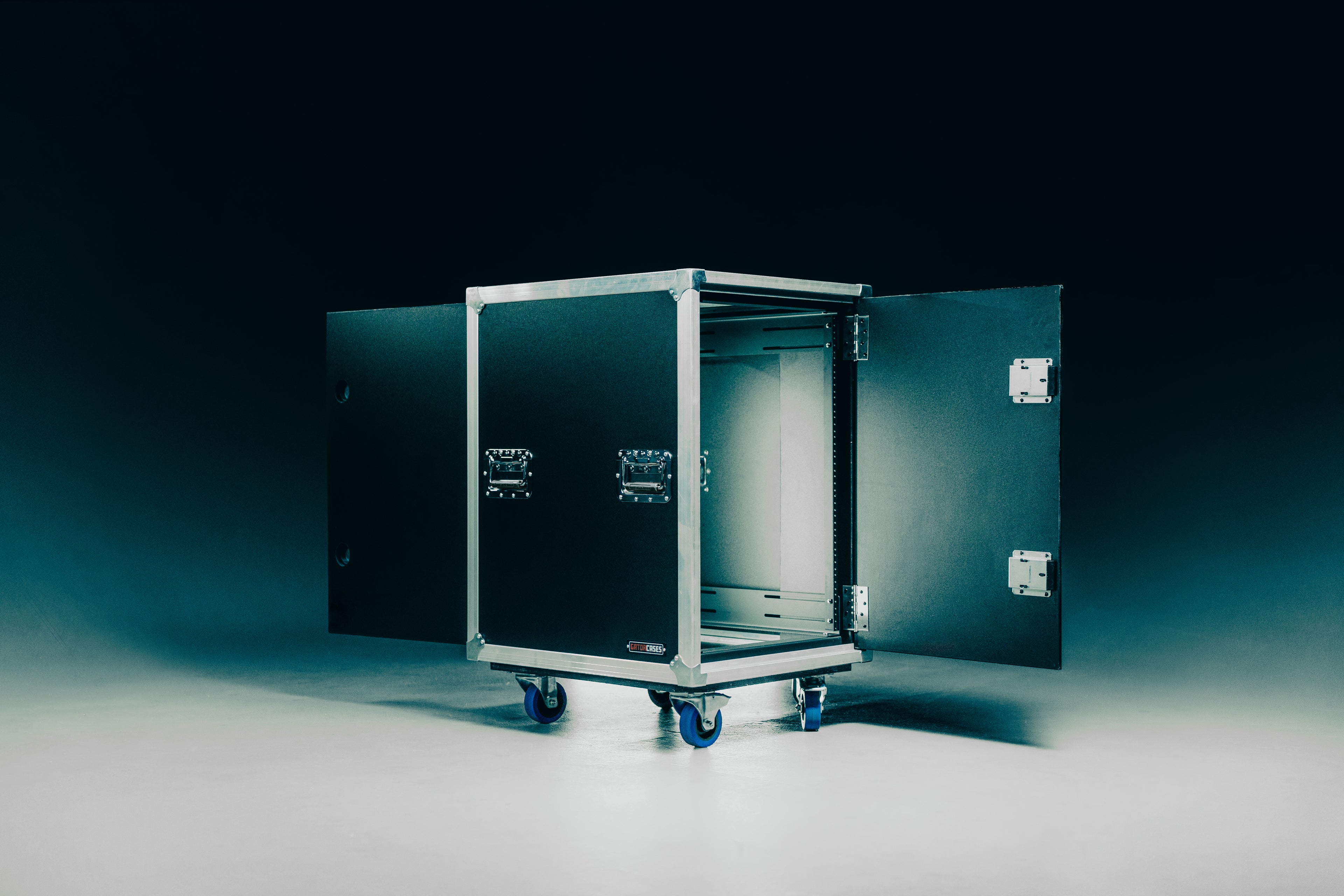 Gator EXPO Series 16U Slam Rack with Sliding Lids