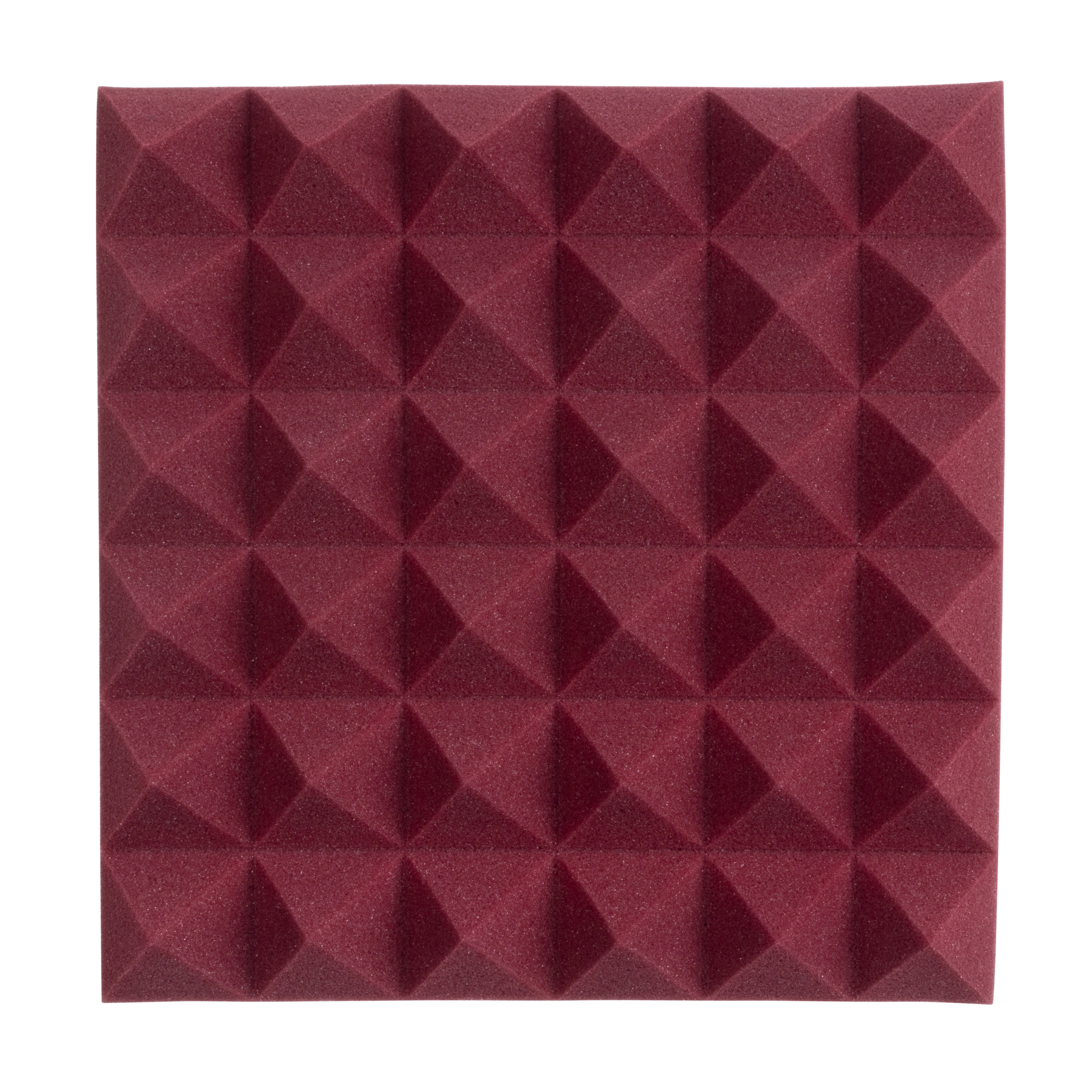 4 Pack of Burgundy 12x12" Acoustic Pyramid Panel
