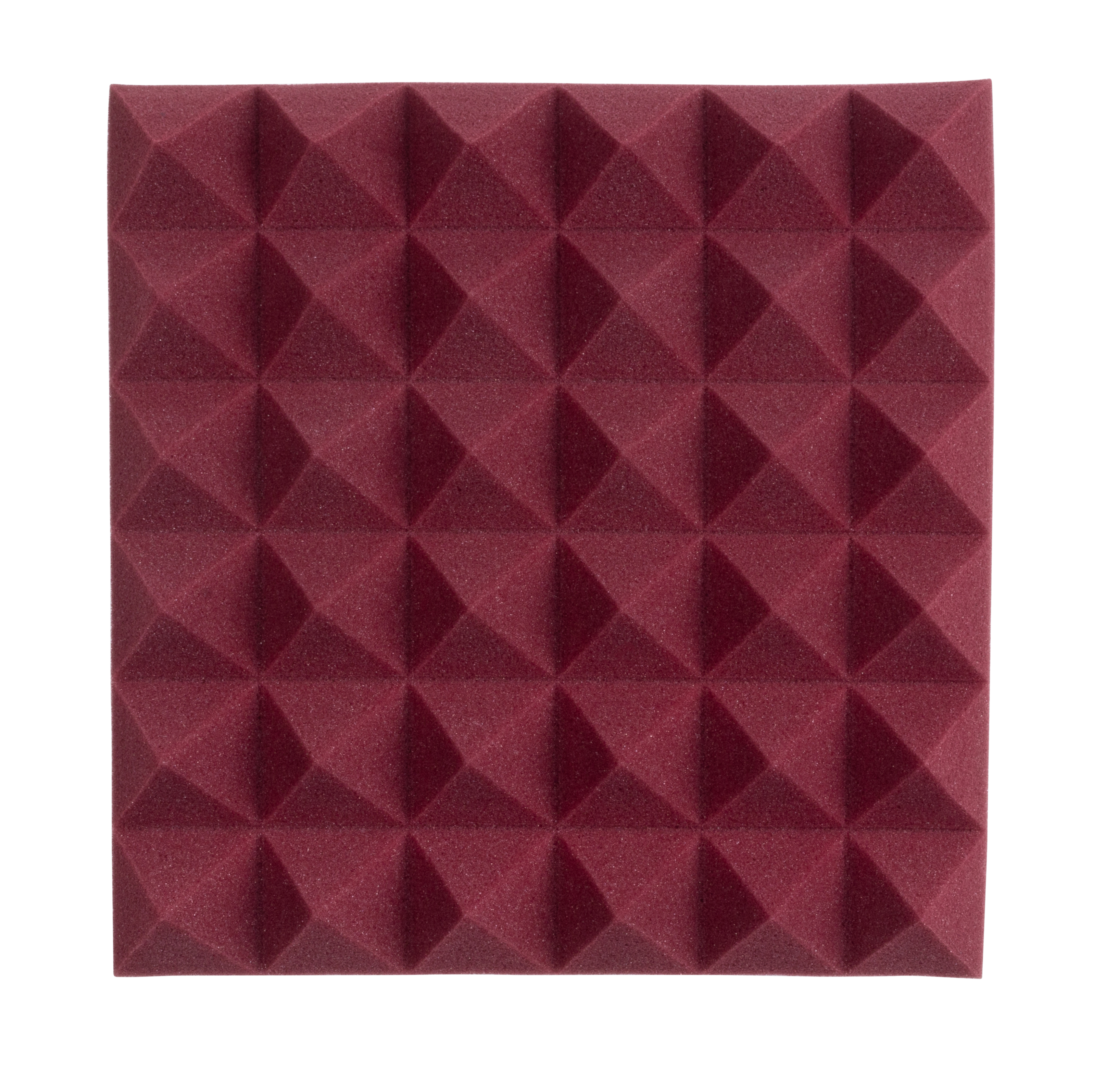 8 Pack of Burgundy 12x12" Acoustic Pyramid Panel
