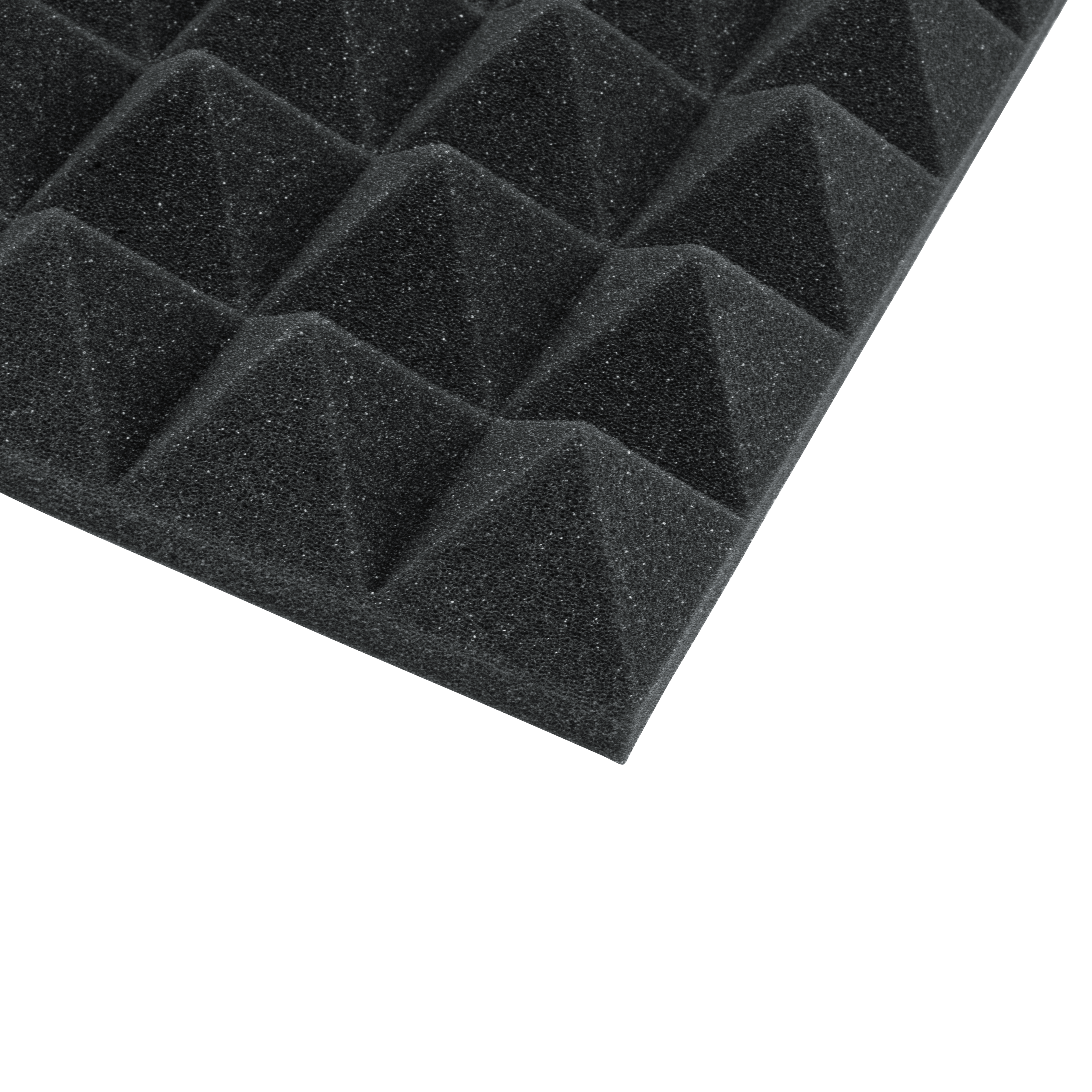 2 Pack of Charcoal 12x12" Acoustic Pyramid Panel