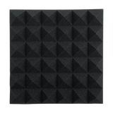 4 Pack of Charcoal 12x12" Acoustic Pyramid Panel