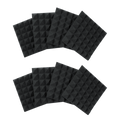 8 Pack of Charcoal 12x12" Acoustic Pyramid Panel