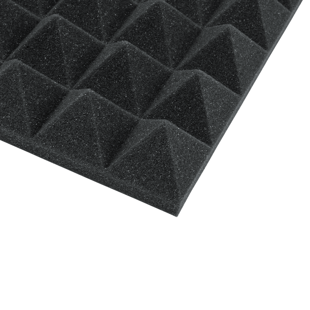 8 Pack of Charcoal 12x12" Acoustic Pyramid Panel