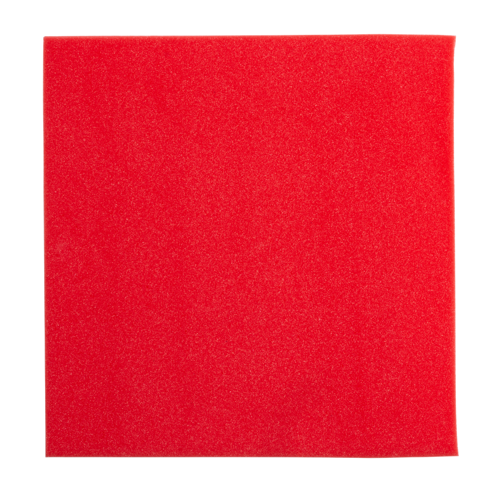 2 Pack of Red 12x12" Acoustic Pyramid Panel