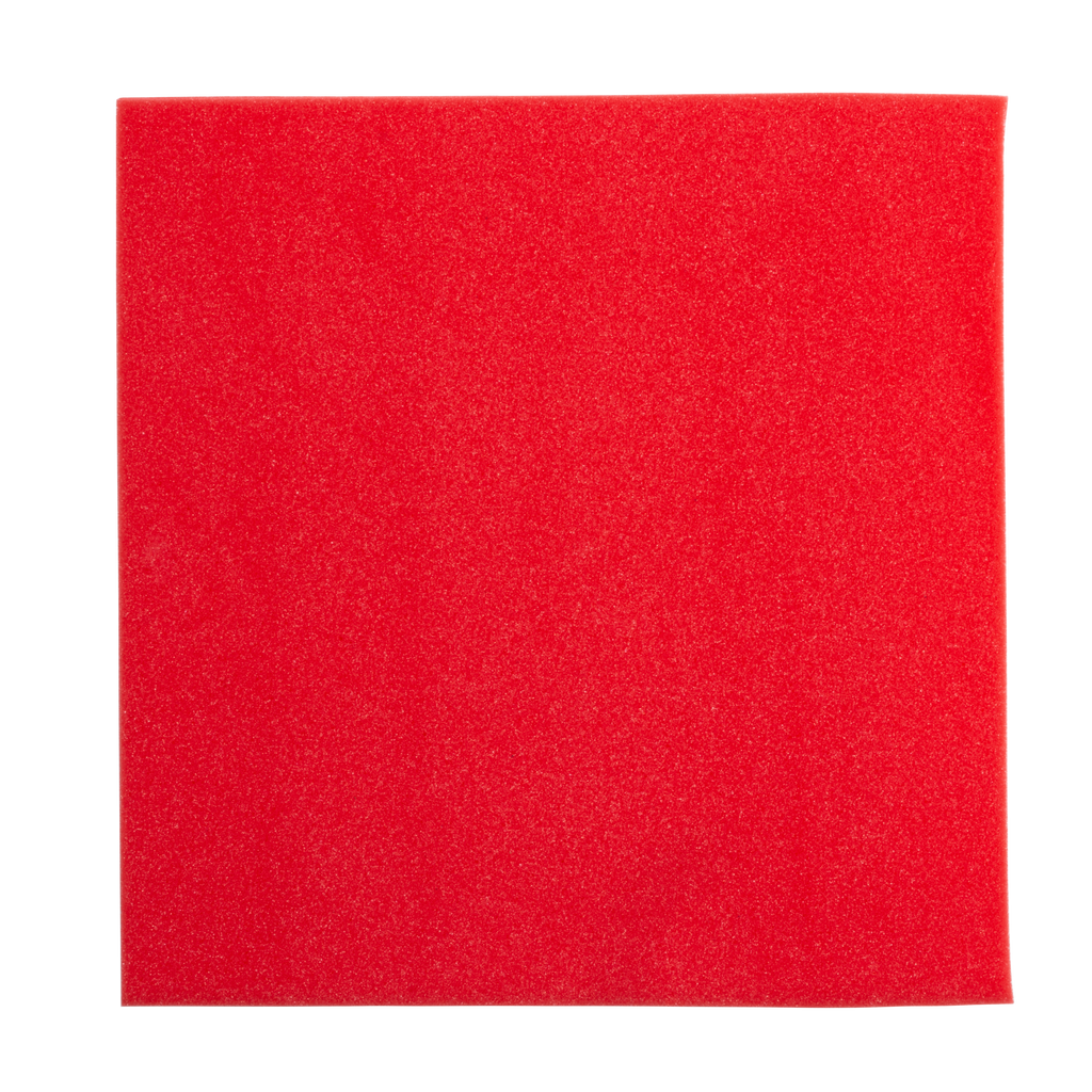4 Pack of Red 12x12" Acoustic Pyramid Panel