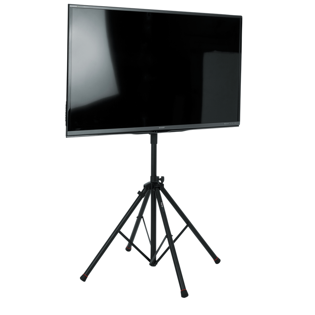Piston-driven AV stand for displays up to 65 inch