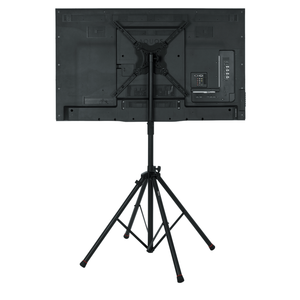 Piston-driven AV stand for displays up to 65 inch