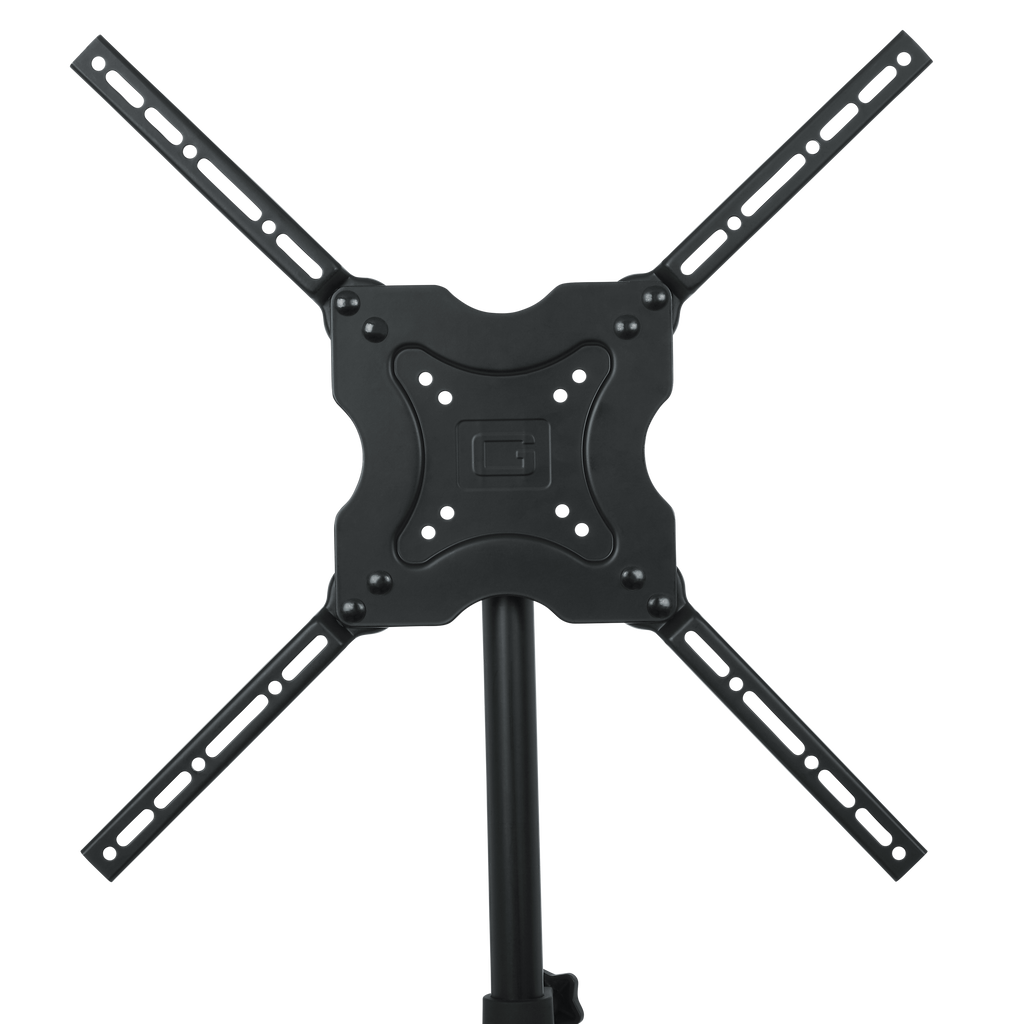 Piston-driven AV stand for displays up to 65 inch