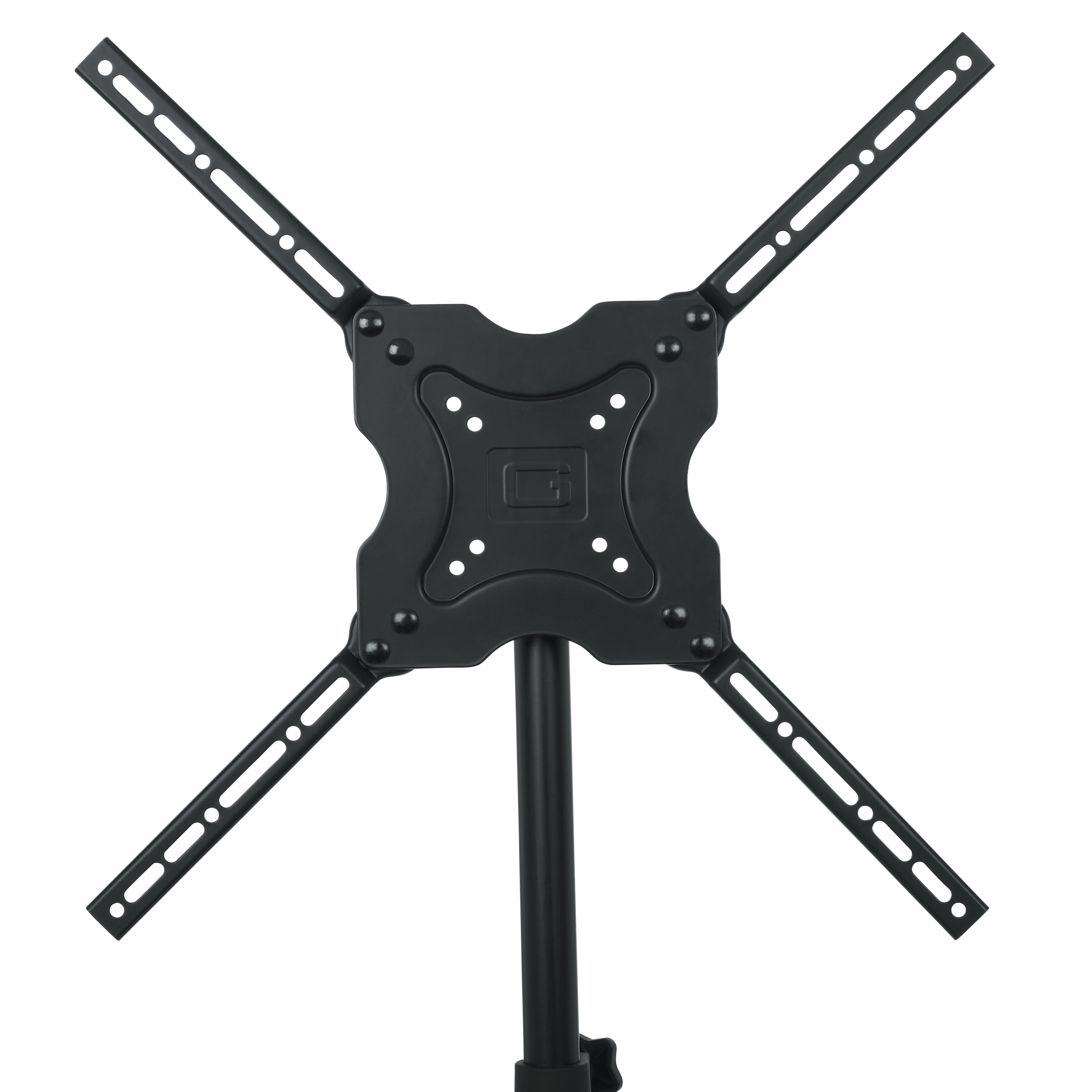 Piston-driven AV stand for displays up to 65 inch
