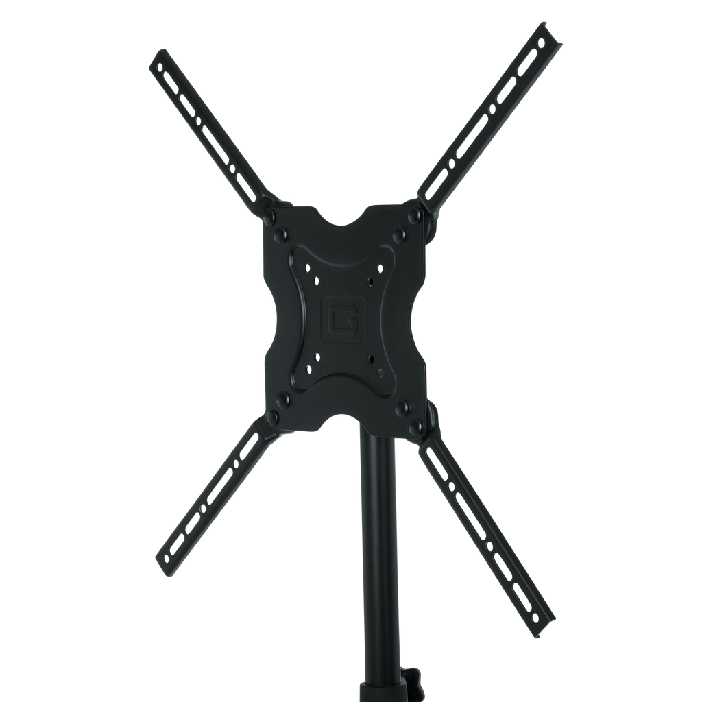 Piston-driven AV stand for displays up to 65 inch