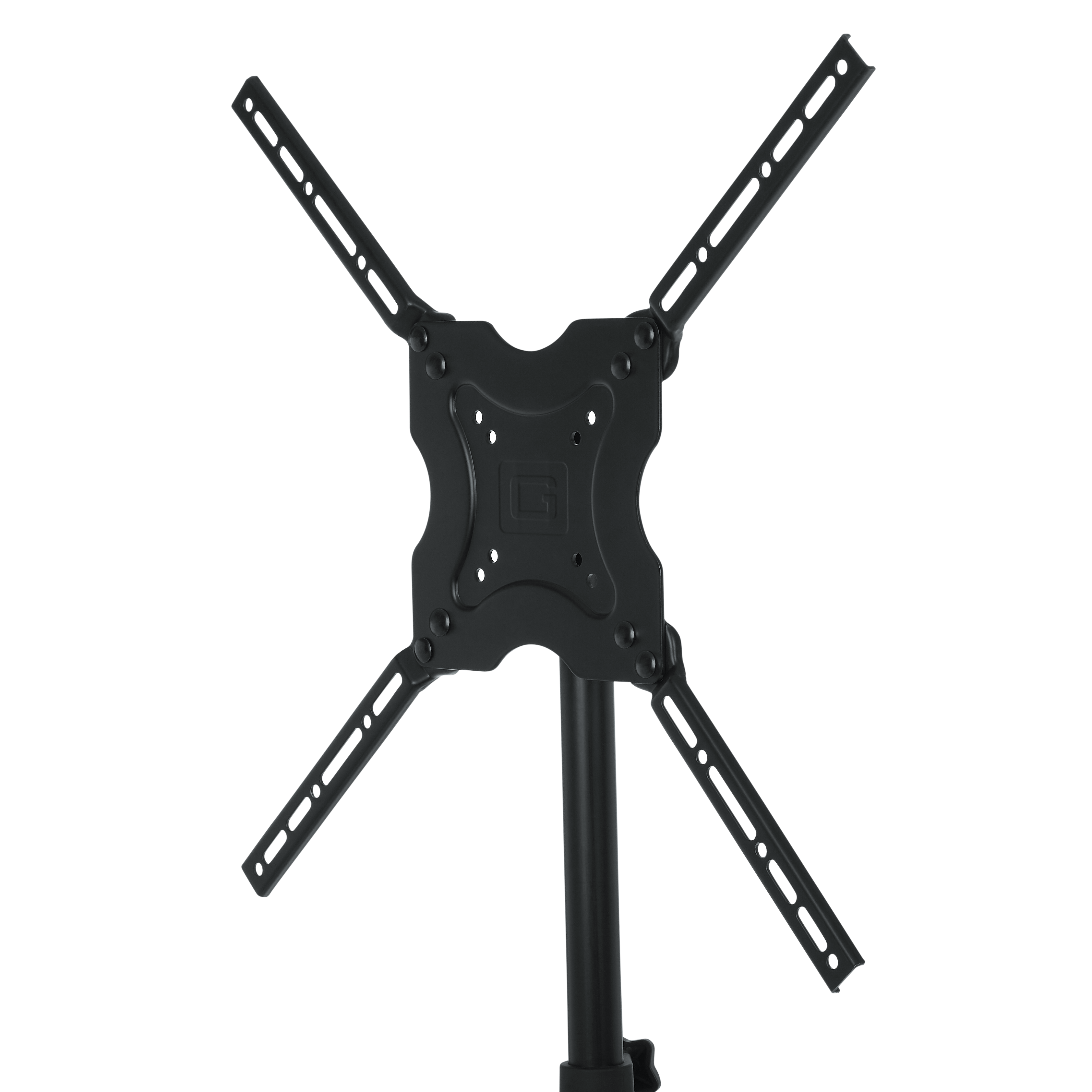 Piston-driven AV stand for displays up to 65 inch