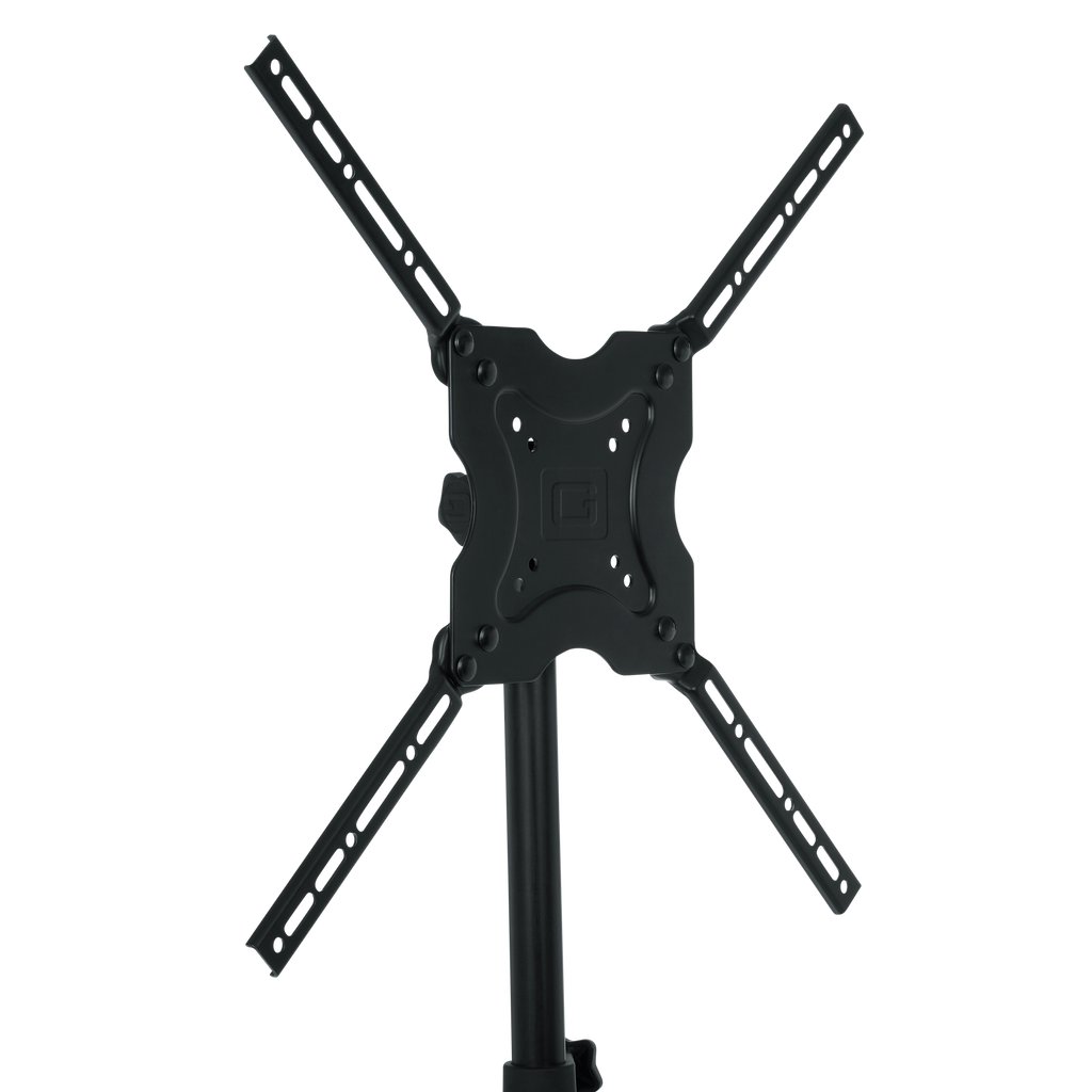 Piston-driven AV stand for displays up to 65 inch