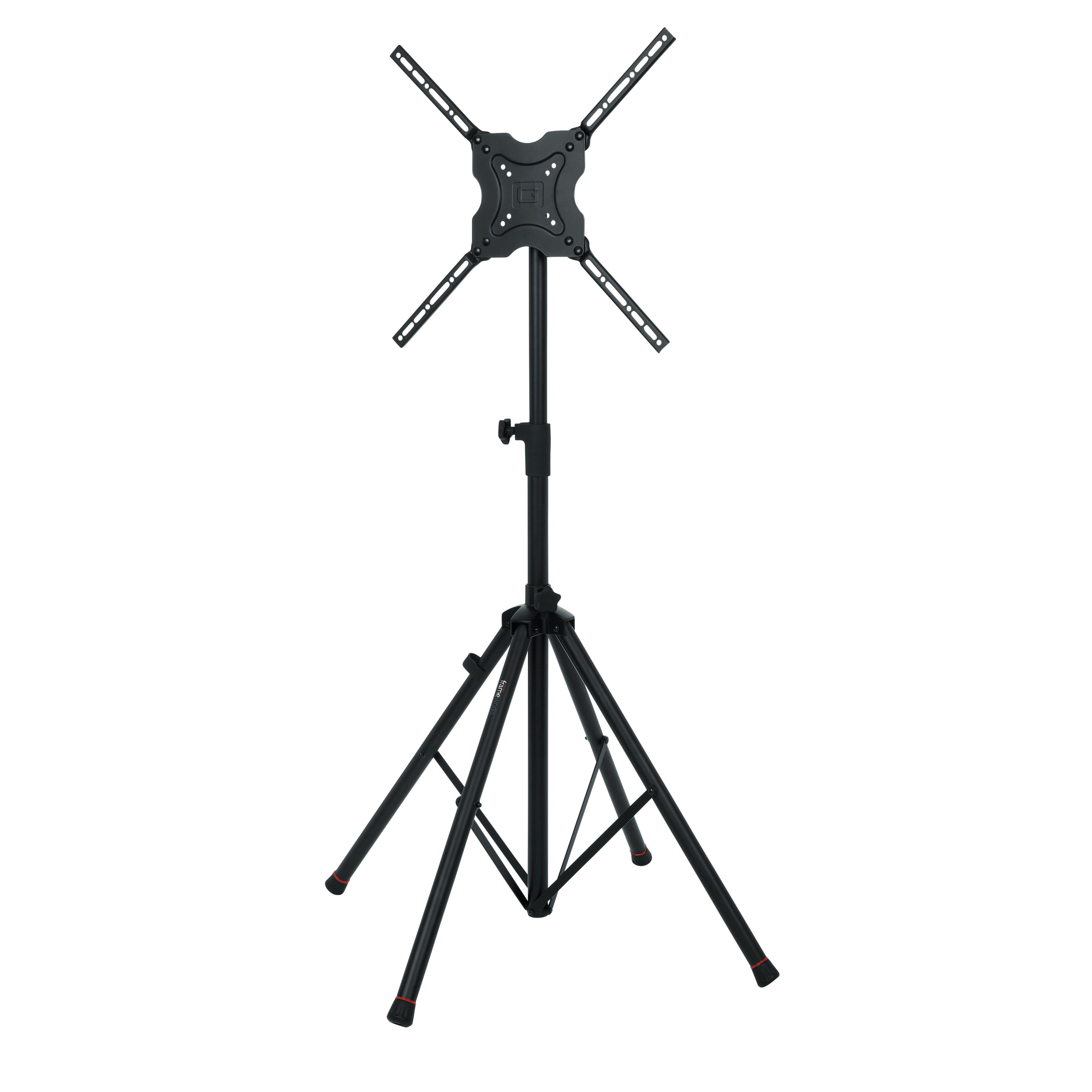 Piston-driven AV stand for displays up to 65 inch