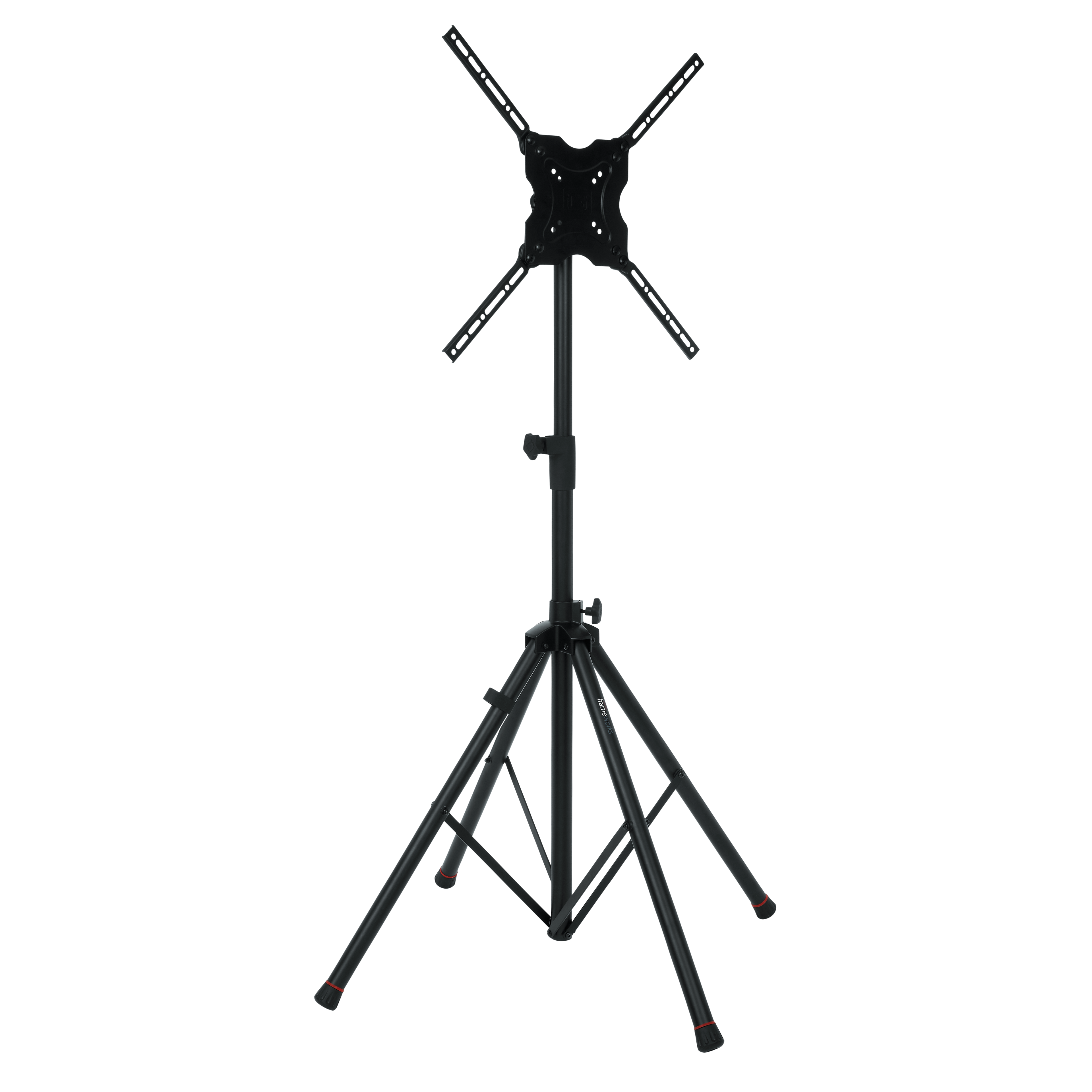 Piston-driven AV stand for displays up to 65 inch
