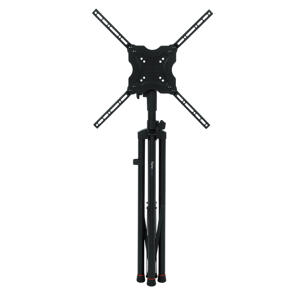 Piston-driven AV stand for displays up to 65 inch