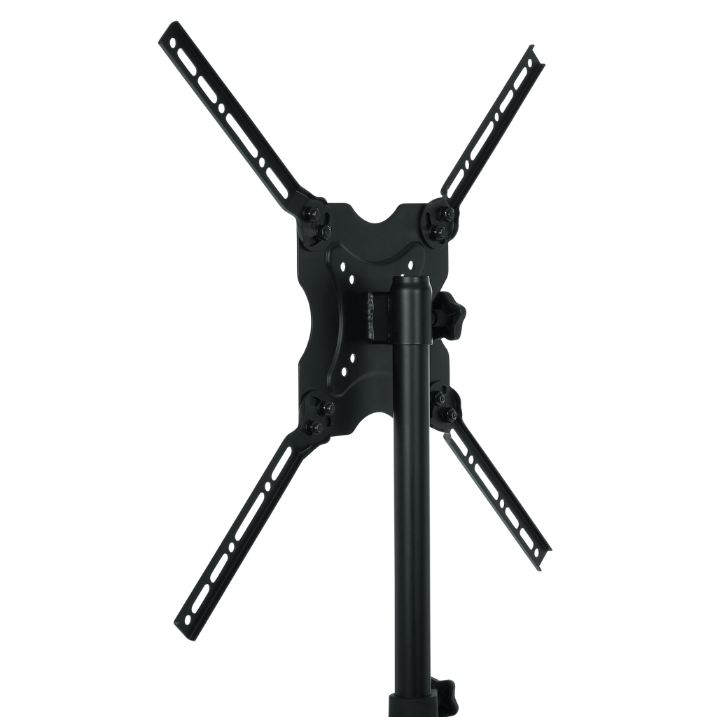 Piston-driven AV stand for displays up to 65 inch
