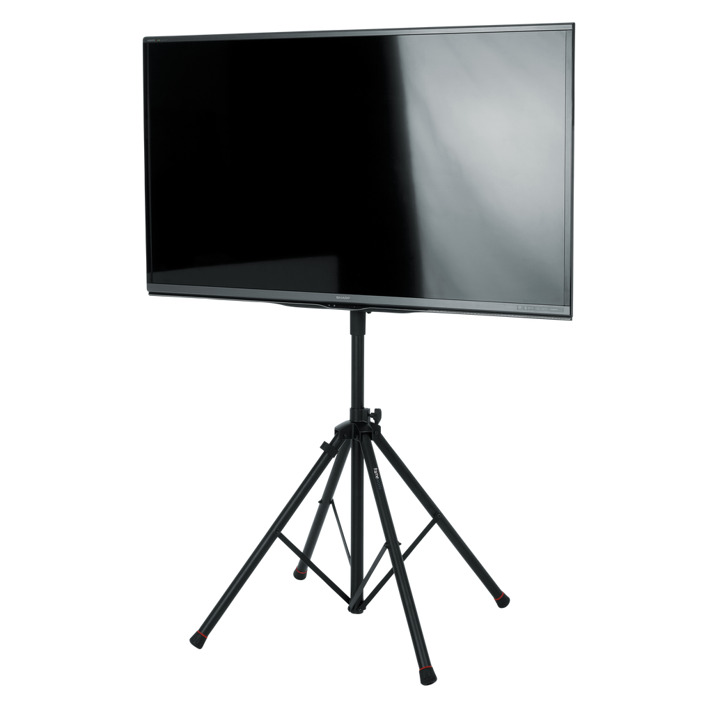 Piston-driven AV stand for displays up to 65 inch