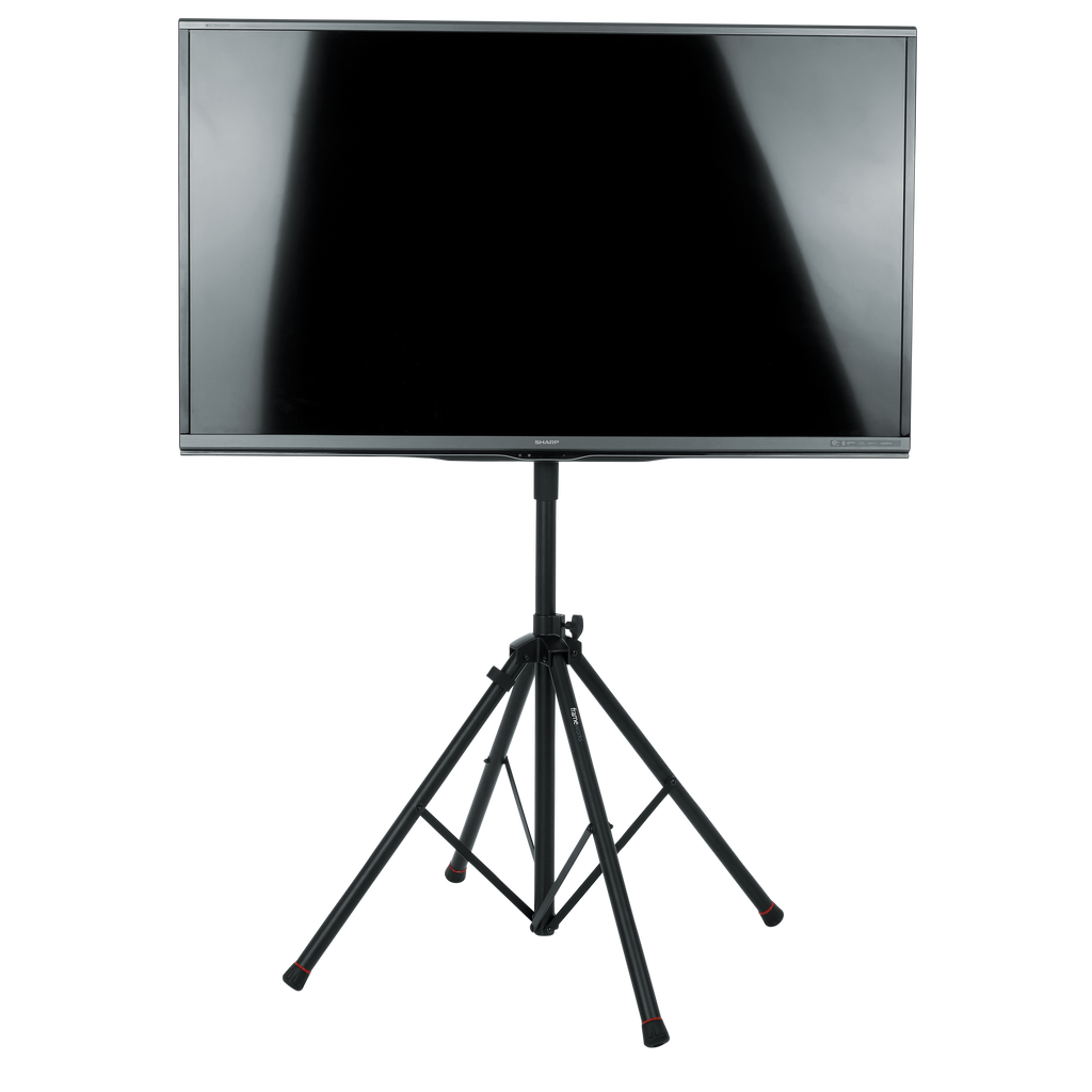 Piston-driven AV stand for displays up to 65 inch