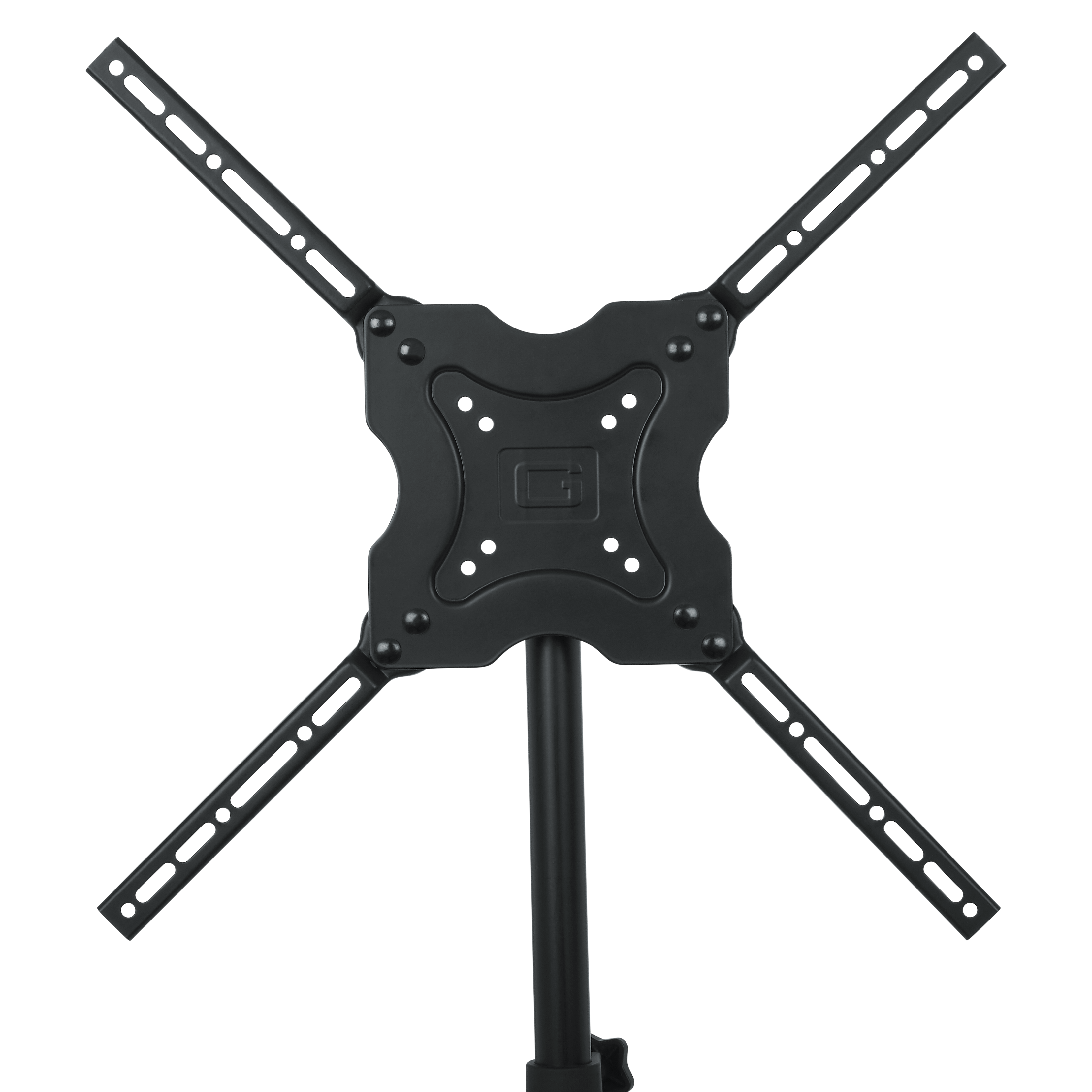 Piston-driven AV stand for displays up to 65 inch