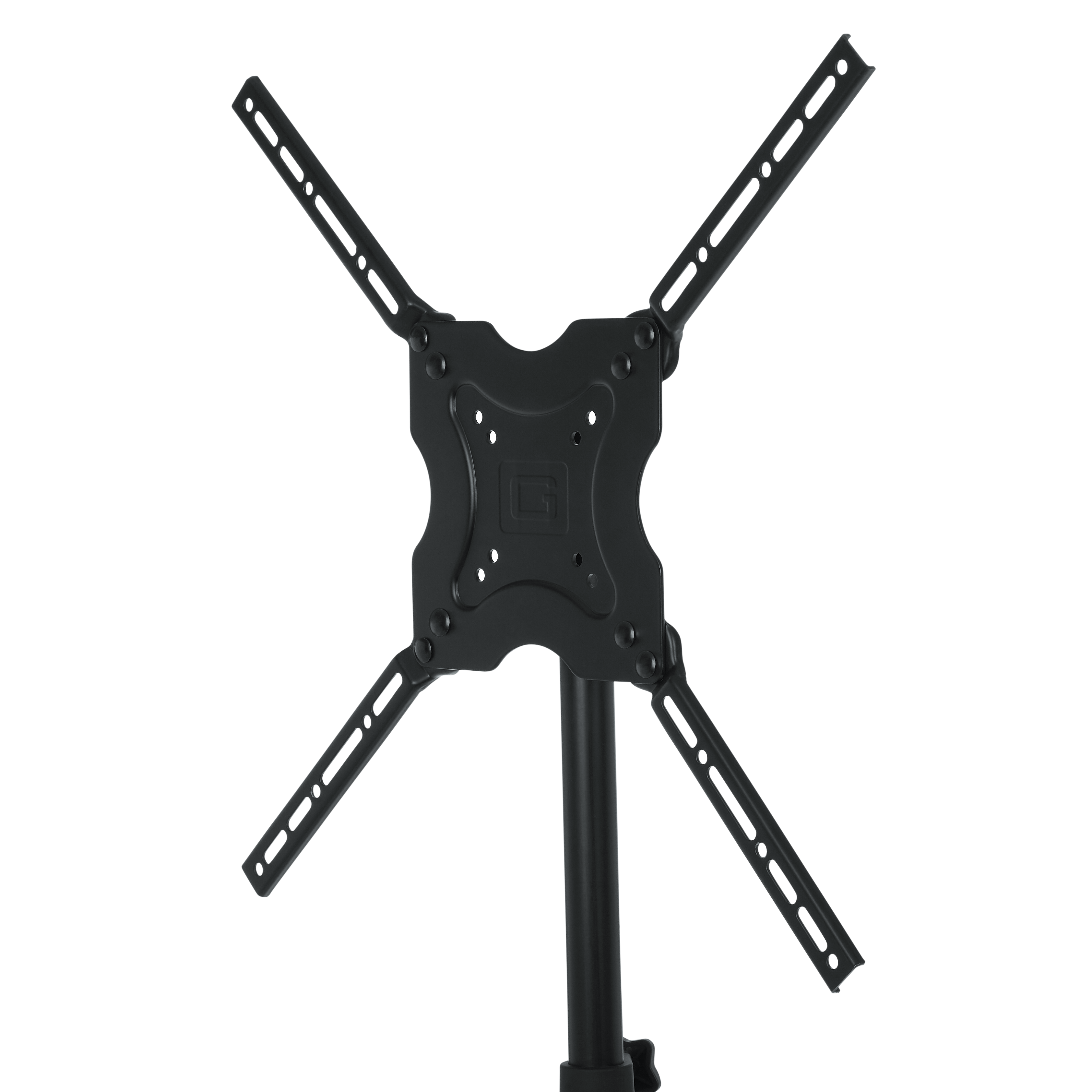 Piston-driven AV stand for displays up to 65 inch
