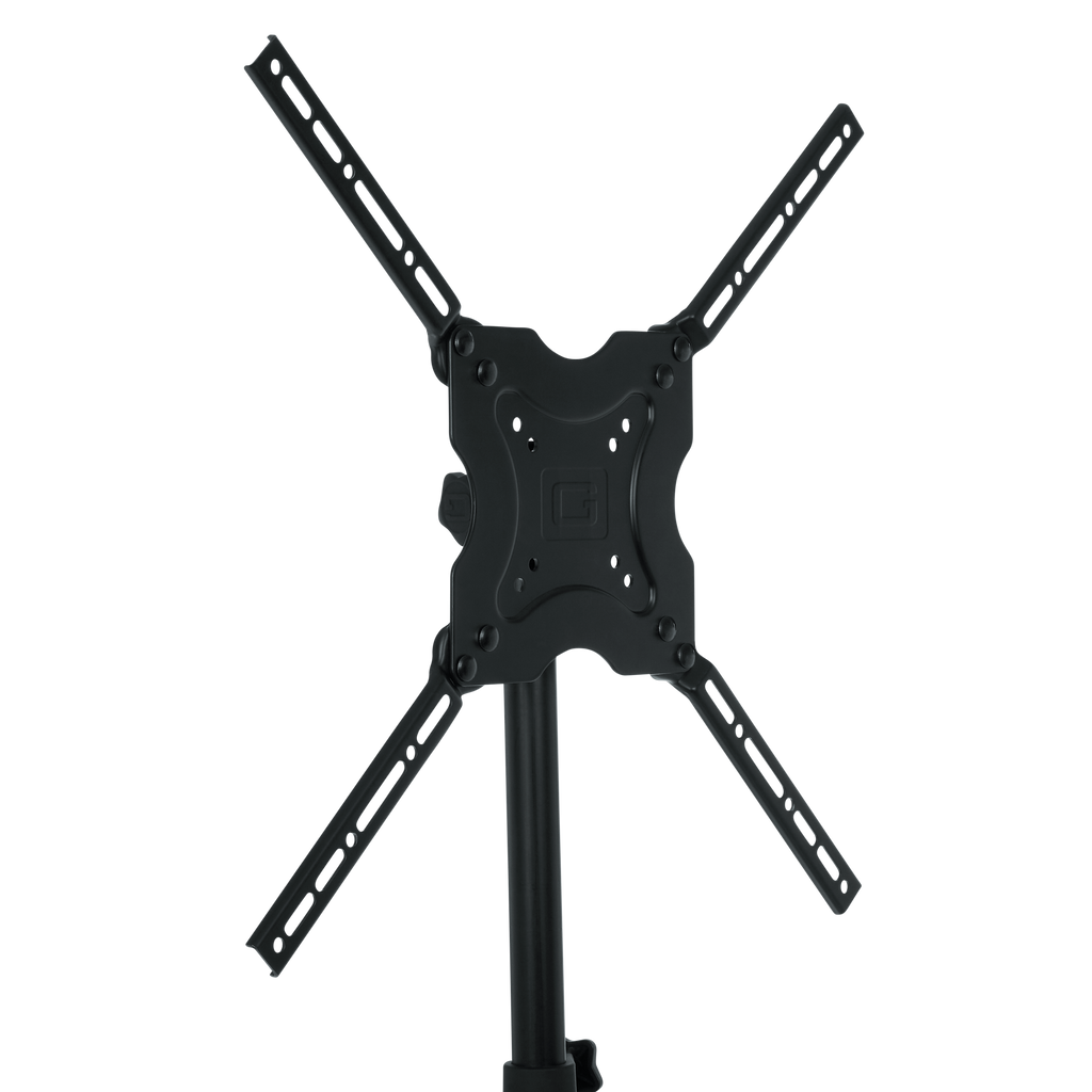Piston-driven AV stand for displays up to 65 inch