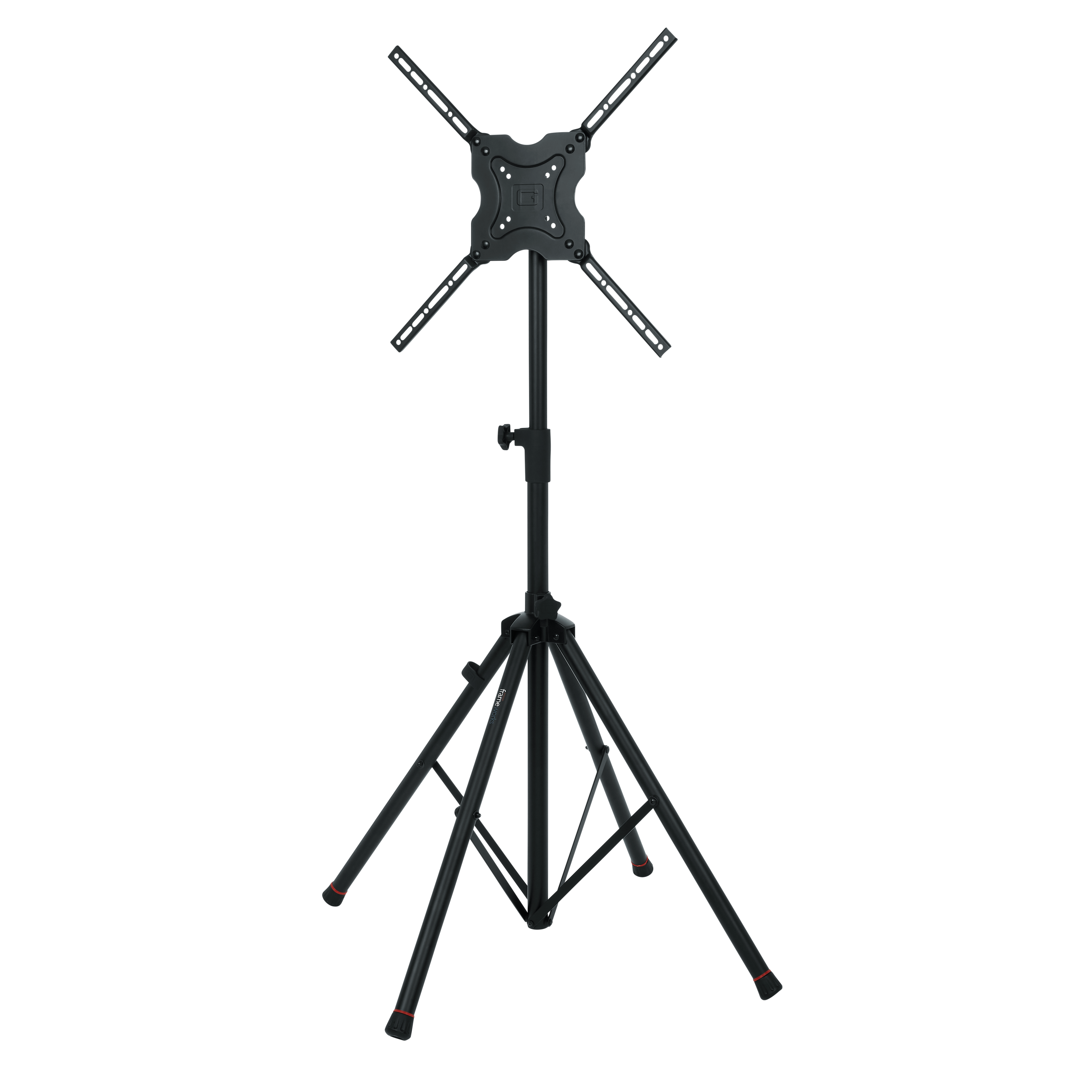Piston-driven AV stand for displays up to 65 inch
