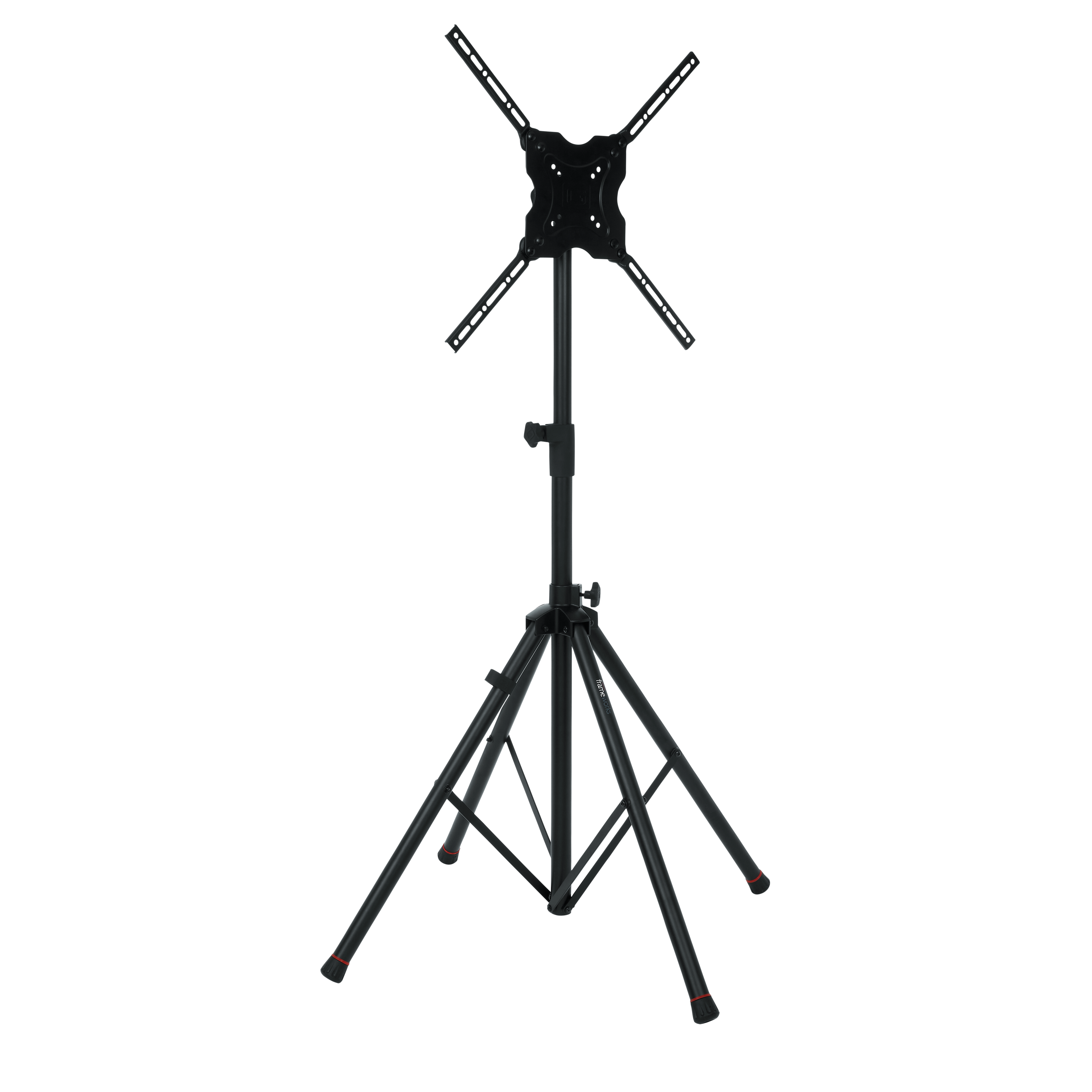 Piston-driven AV stand for displays up to 65 inch