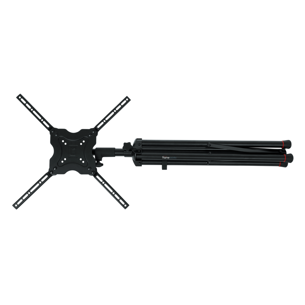 Piston-driven AV stand for displays up to 65 inch