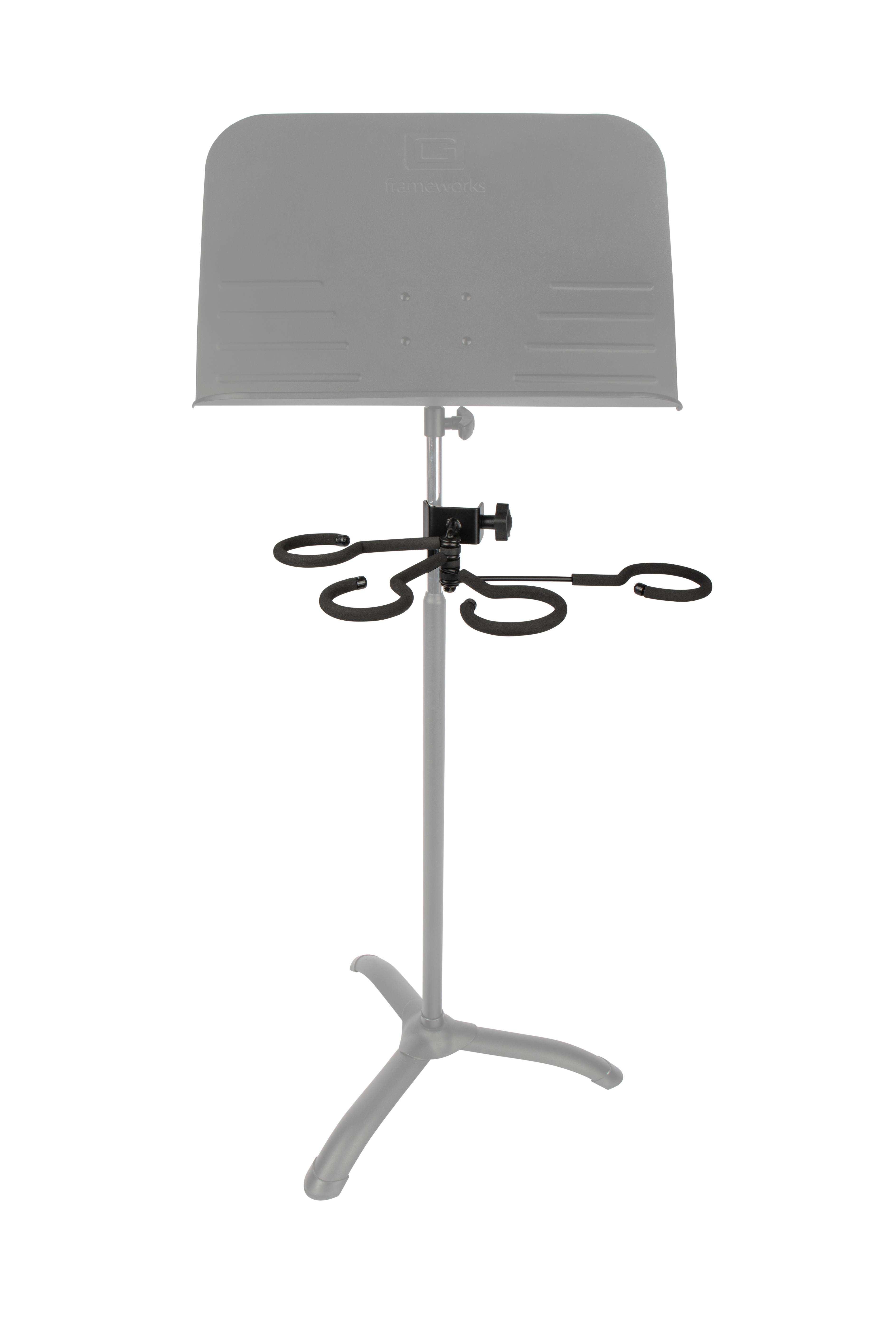 Stand-Clamping Rest for 4 Horn Mutes