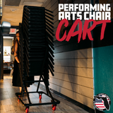 Gator Frameworks Performing Arts Chair Cart