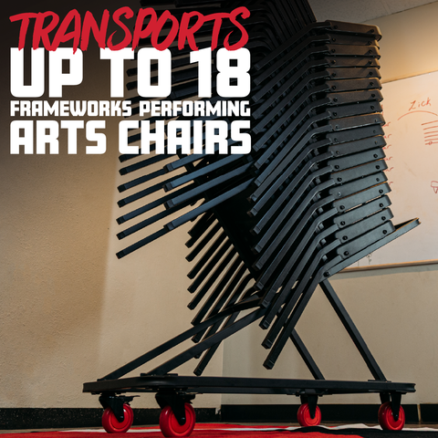 Gator Frameworks Performing Arts Chair Cart