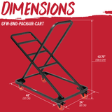 Gator Frameworks Performing Arts Chair Cart