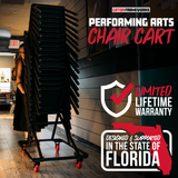 Gator Frameworks Performing Arts Chair Cart